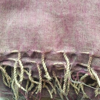 sjaal/omslagdoek mixed wool -pink/grey