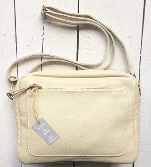 Tas sales wit leer