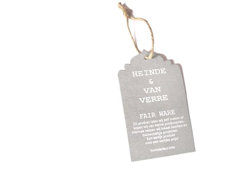 product met fair ware label 