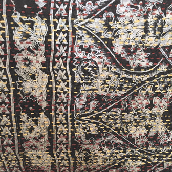 jacket kantha oversized recycled silk 9- ornamental paisley 