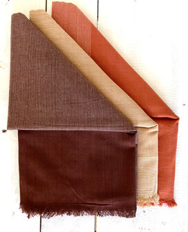 hammam/stranddoek gem&ecirc;leerd 10- stripy brown