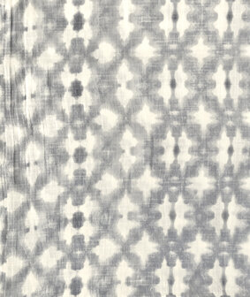 sjaal katoen blockprint 6- indigo tie-dye