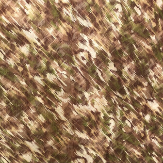 sjaal chiffon zijde  met print 5- forest