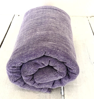 stranddoek/sprei gemêleerd 2- lila