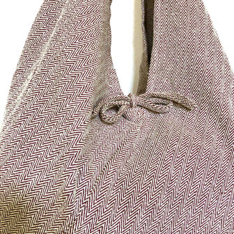  tas / tote bag XL visgraat-  3- lentegroen