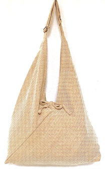  tas / tote bag XL visgraat-  4- steenoranje