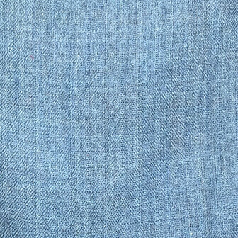 sjaal merino wol diamond weave 7- jeans blue