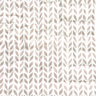UITVERKOCHT- deken quilt eenpersoons reversible blockprint 8- vergrijsd paars/oud roze