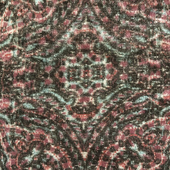  sjaal print merino wol  -6