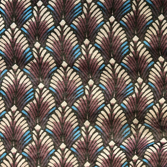 sjaal chiffon viscose met print 5- art deco