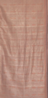sjaal vintage gerecyclede ikat zijde 5- roest/oud roze