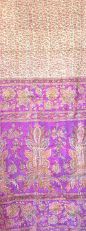 sjaal kantha zijde reversible 2- summer mix