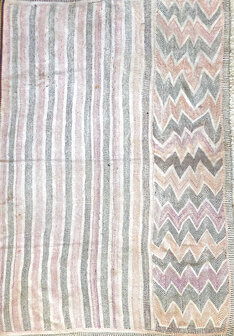  White quilt /pastel kantha vintage- full embroidery 21