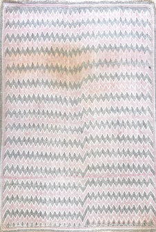  White quilt /pastel kantha vintage- full embroidery 22