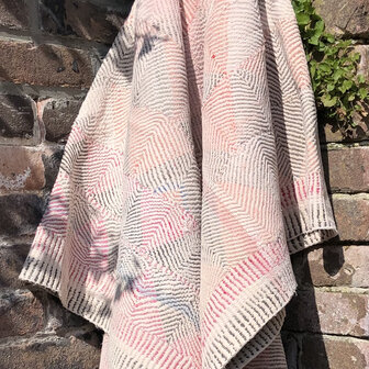  White quilt /pastel kantha vintage- full embroidery 20