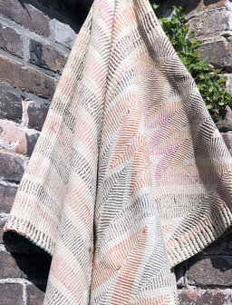  White quilt /pastel kantha vintage- full embroidery 21