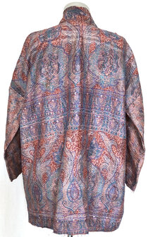  jasje basic kantha gerecyclede zijde 2- roze/blauw