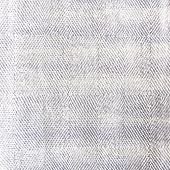  deken-plaid handgeweven katoen 4- schaduwblok blauw