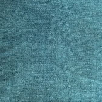 sjaal XL visgraat merino wol 3- donker turquoise