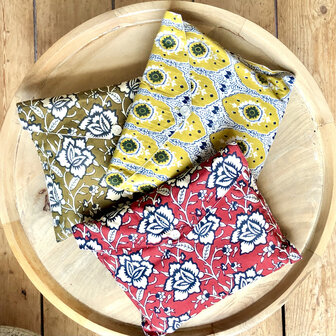  NIEUWE pyjamasets blockprint katoen in etui!  