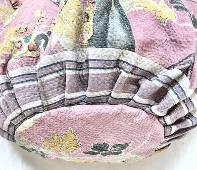 buideltas-shopper XL vintage quilt 6- roze/paars/groen