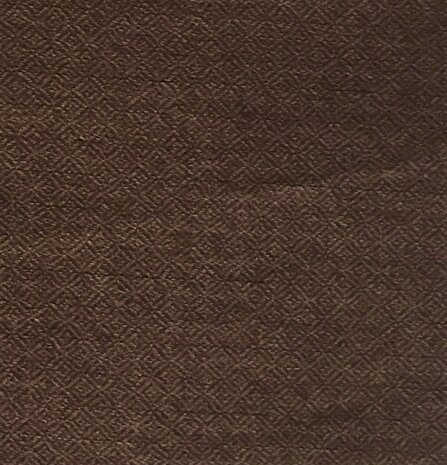 sjaal merino wol diamond weave 6-choco bruin