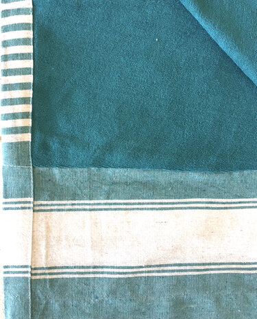 handdoek met badstof 3- petrol