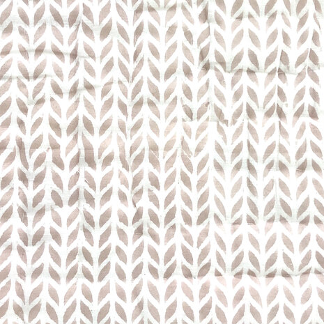 UITVERKOCHT- deken quilt eenpersoons reversible blockprint 8- vergrijsd paars/oud roze
