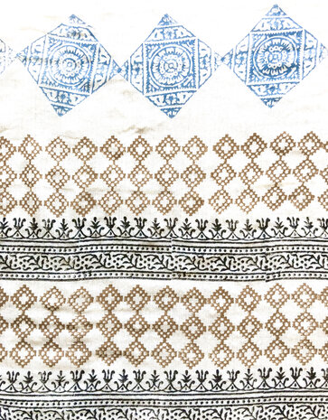 sjaal/omslagdoek blockprint merino wol-1