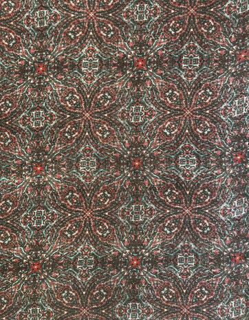  sjaal print merino wol  -6