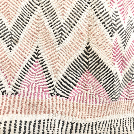 White quilt /pastel kantha vintage- full embroidery 22