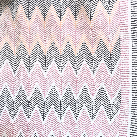  White quilt /pastel kantha vintage- full embroidery 22
