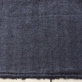 sjaal cashmere - visgraat 2 licht grijs/marine_