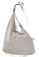  tas / tote bag XL visgraat-  1 donker choco bruin