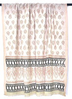 stranddoek/pareo gemêleerd etnic print 3-pastel roze rand