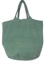 opbergzak/ tas rond XL zware katoen 1-petrol