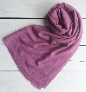 sjaal cashmere 1-lila-roze